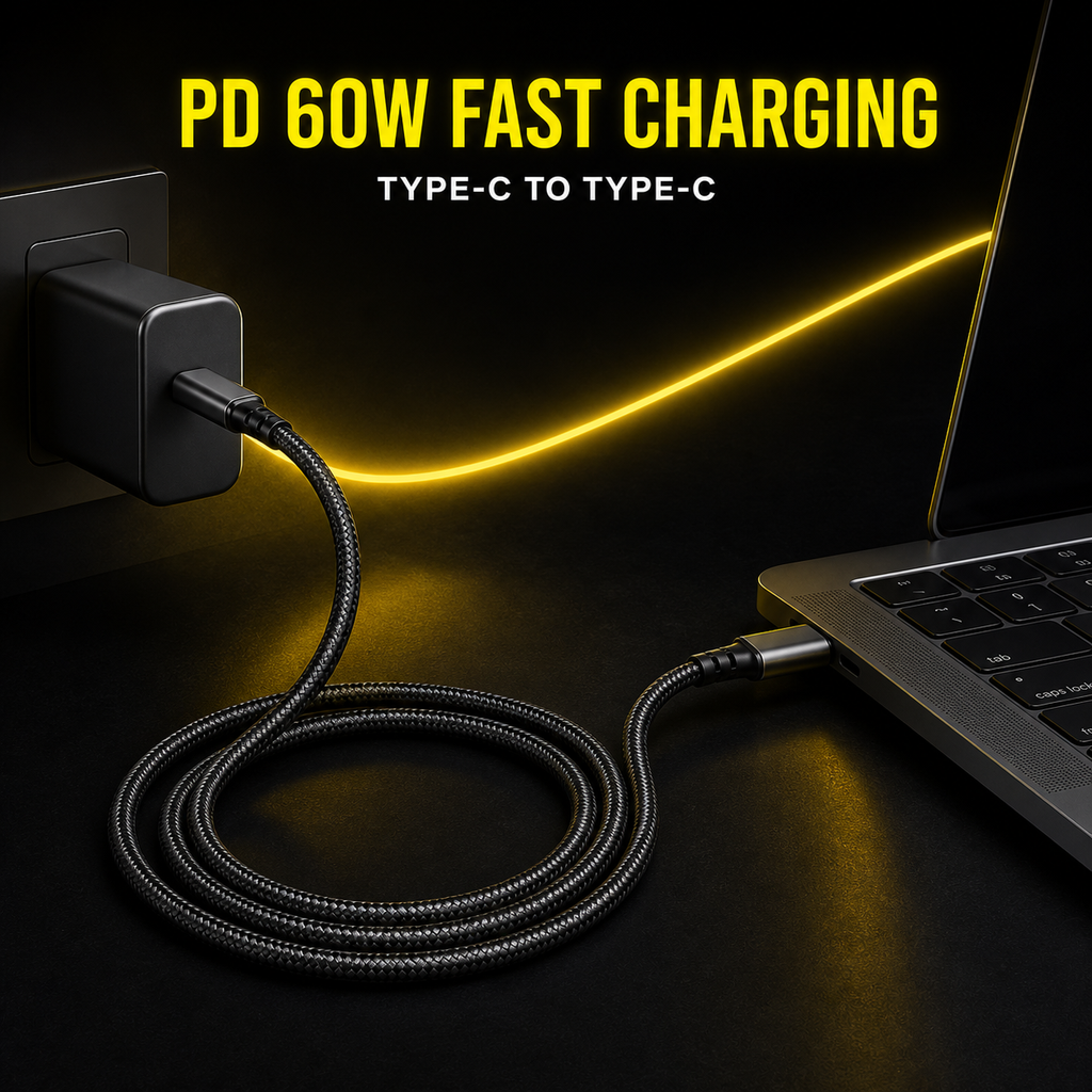 USB-C Cable | 60W Fast Charge | Braided Nylon
