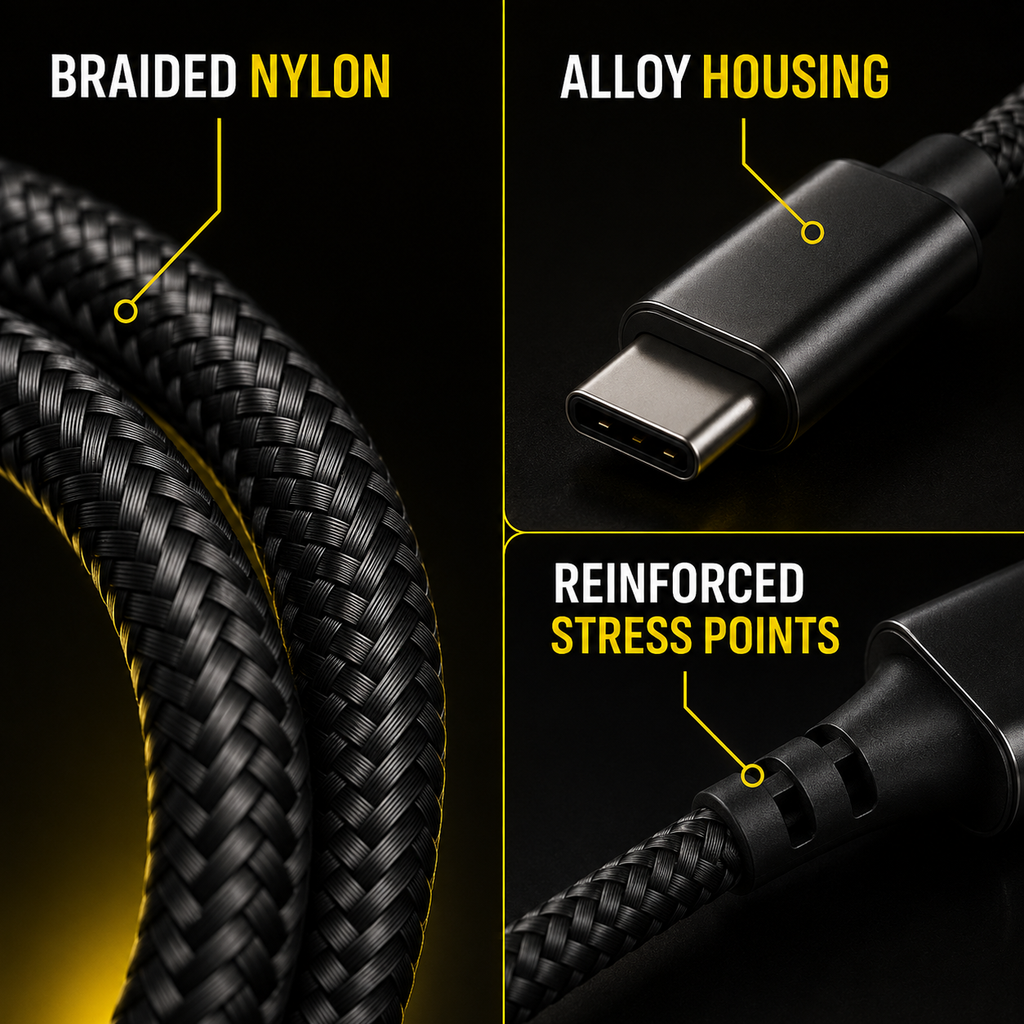 USB-C Cable | 60W Fast Charge | Braided Nylon